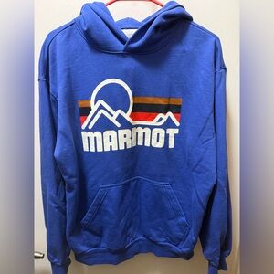 Marmot Royal Blue Graphic Hoodie
